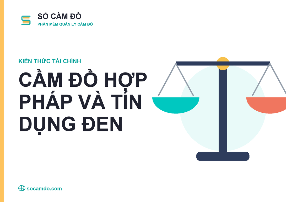 Phân biệt cầm đồ hợp pháp và tín dụng đen để tránh bẫy nợ